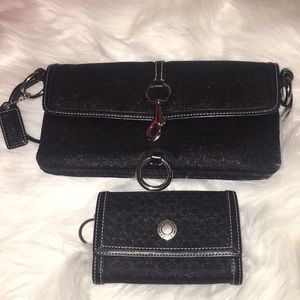 Coach mini bag and wallet
